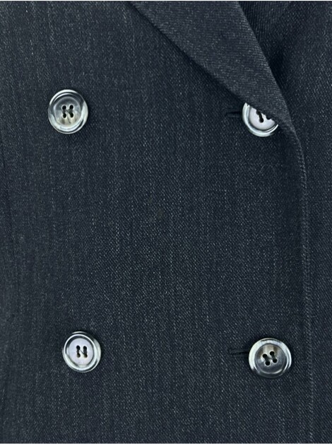 Conjunto Sportmax Lã Mescla Preto Vintage