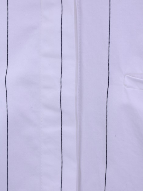 Camisa Lica Melzer + Guga Gonçalves  Branca Listrada