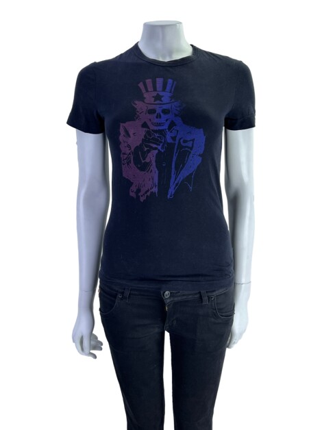 Blusa Herchcovitch; Alexandre Estampa Bicolor Preta