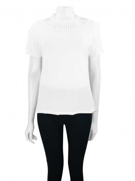 Blusa NK Store Texturizada Branca