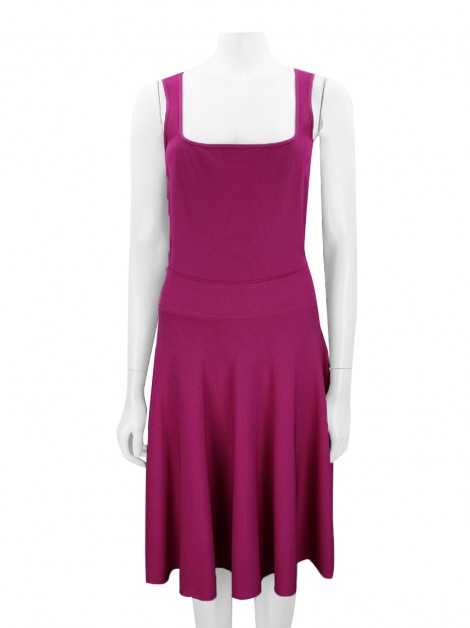 Vestido Lanvin Evasê Rosa
