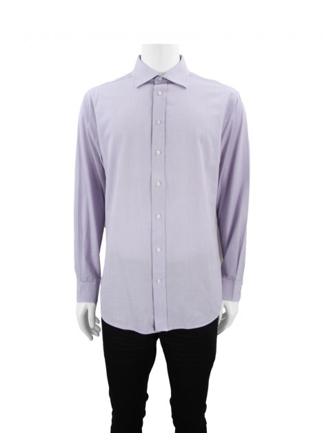 Camisa Rochas Algodão Lilás Masculina