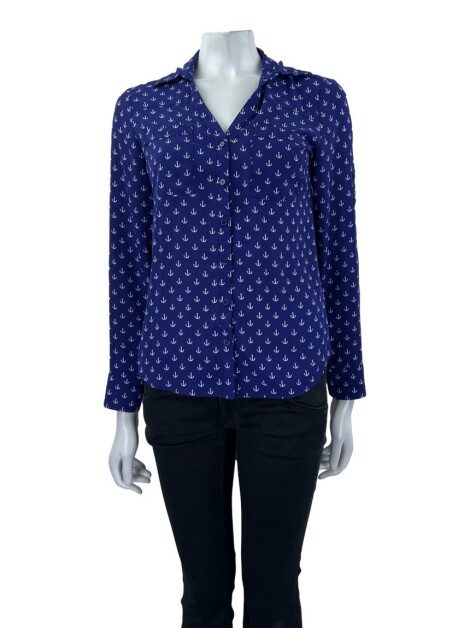 Camisa Express Manga Longa Azul