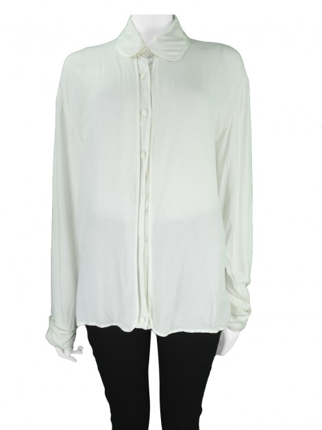 Camisa Mixed Reta Off-White