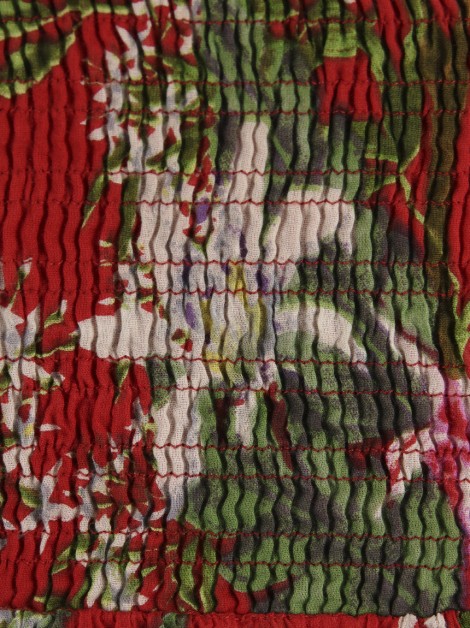 Saia Étoile Isabel Marant Floral Vermelha