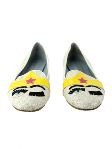 Sapatilha Chiara Ferragni Glitter Perolado
