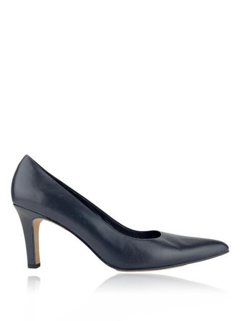 Sapato Brooks Brothers Pointed Toe Couro Azul Marinho
