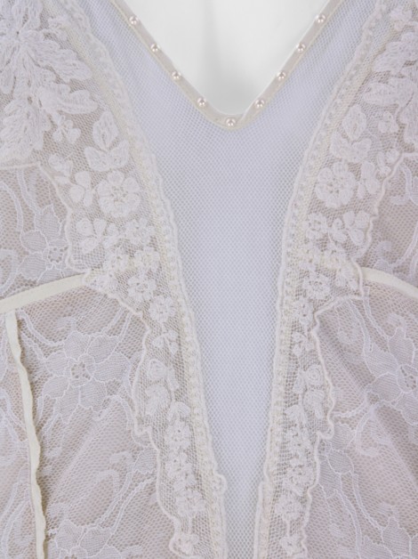 Camisola Jogê Renda Branca