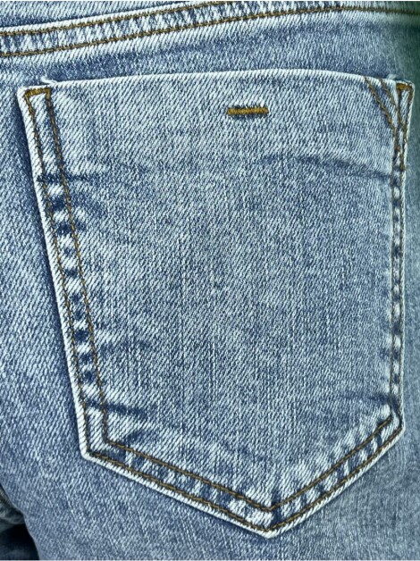 Calça Zara Cropped Jeans Azul