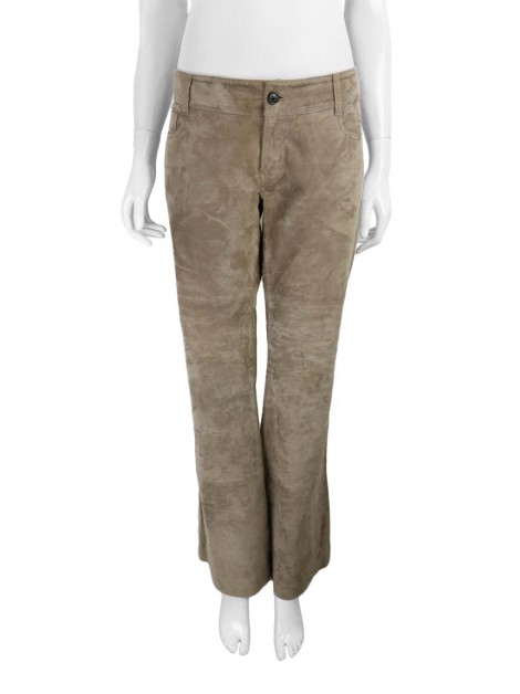 Calça Joseph Jackie Suede Marrom
