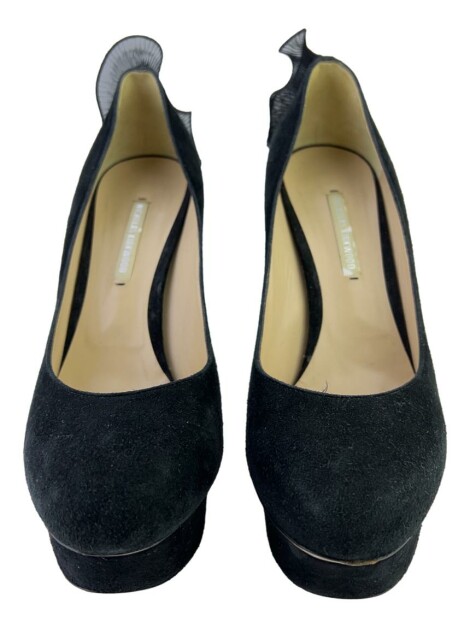 Sapato Nicholas Kirkwood Ruffle Preto