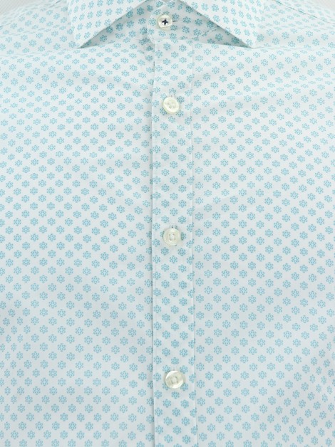 Camisa MNG Estampada Bicolor
