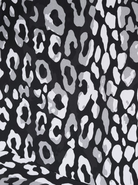 Saia Maria Garcia Tecido Animal Print