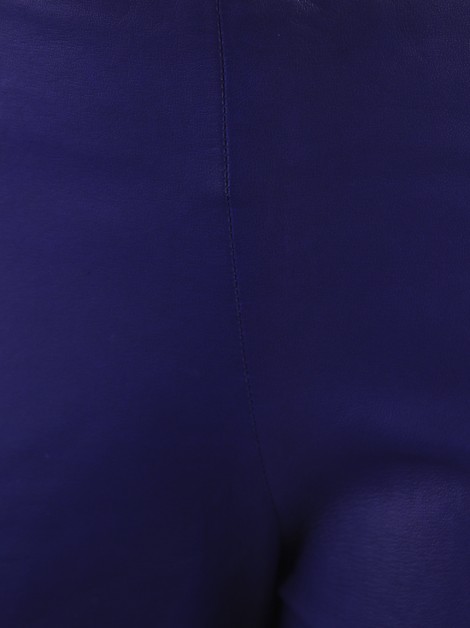 Calça Pedro Lourenço Couro Bicolor