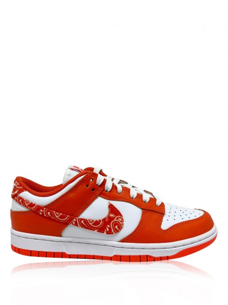 Tênis Nike Dunk Low Essential Paisley Pack Orange Syracuse