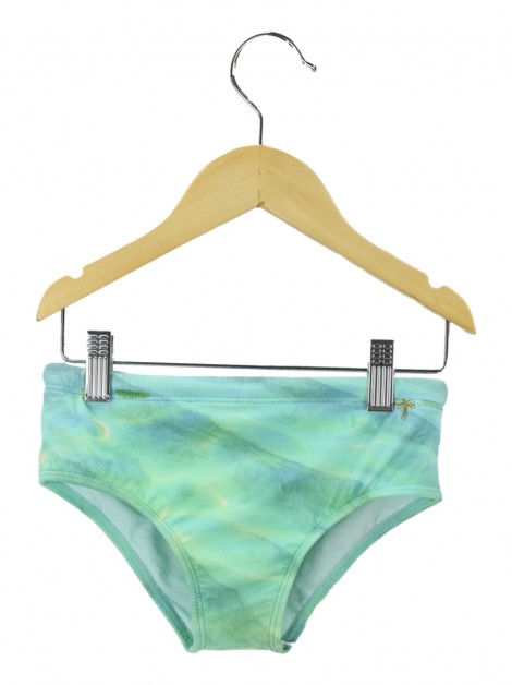 Sunga Água De Coco  Verde e Azul Mescla Infantil