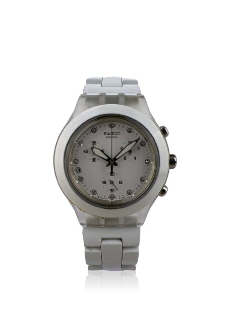 Relógio Swatch Diaphane Irony Branco