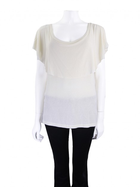 Blusa K&T Malha Creme