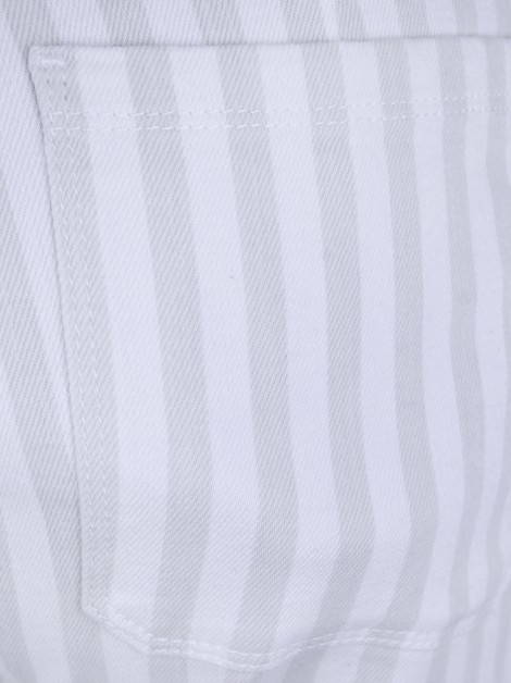 Calça Frame Listrada Bicolor