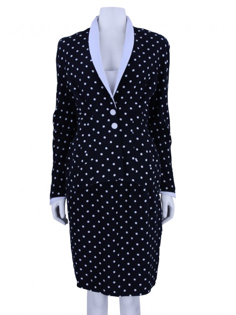Conjunto Thierry Mugler Seda Poás Preto