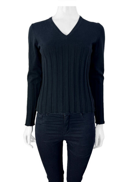 Blusa Armani Collezioni Tricot Preto
