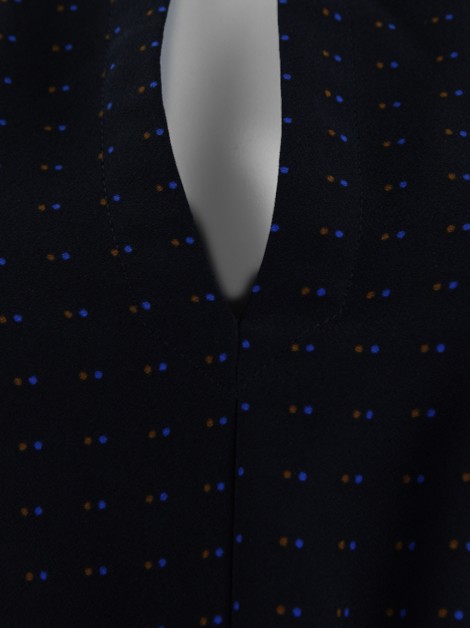 Vestido A.P.C. Tecido Estampado Azul