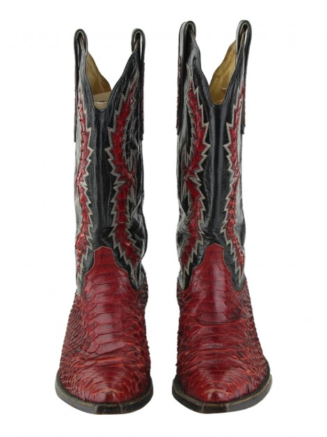 Bota Tony Mora Python Bicolor