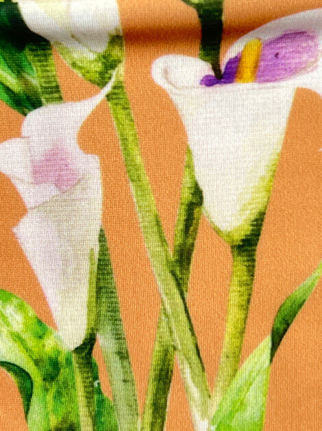 Biquíni Carol Kucher Floral Laranja