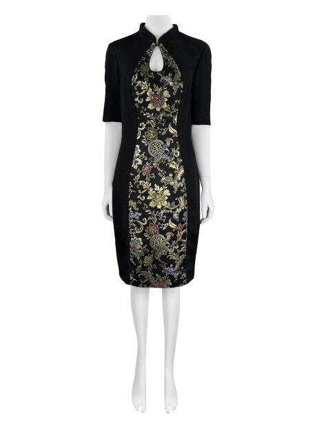 Vestido Jason Wu Estampado Preto