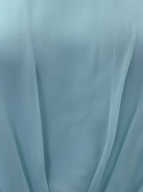 Blusa Emporio Armani Seda Azul
