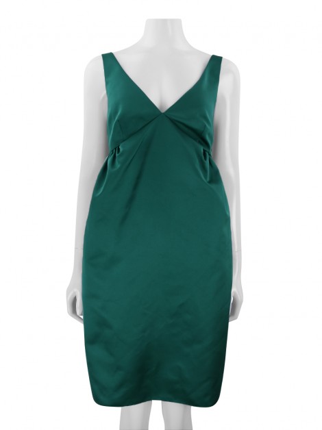 Vestido Rochas Laço Verde