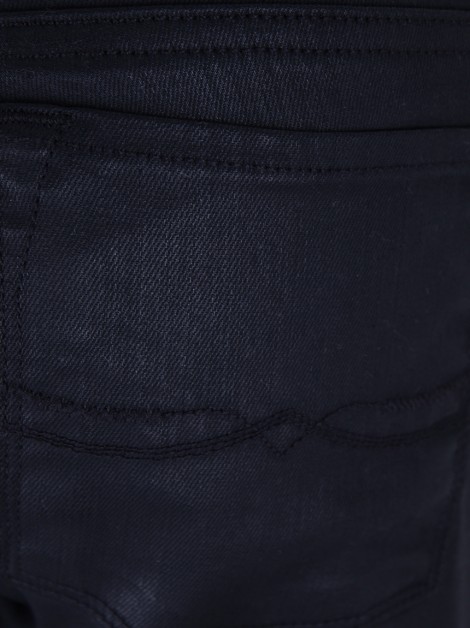Calça Lucky Brand Charlie Skinny Resinada Preta