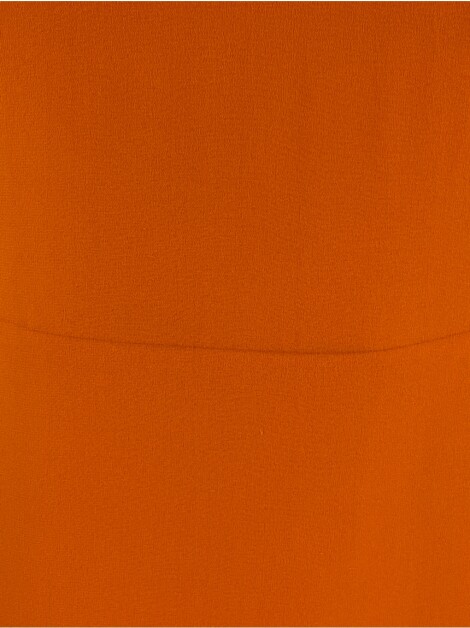 Vestido Barbara Bela Tecido Laranja
