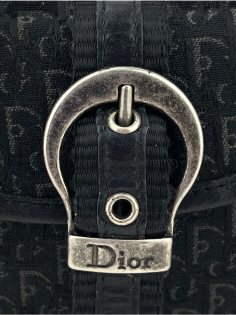 Clutch Christian Dior Mini Pouch Oblique Preto