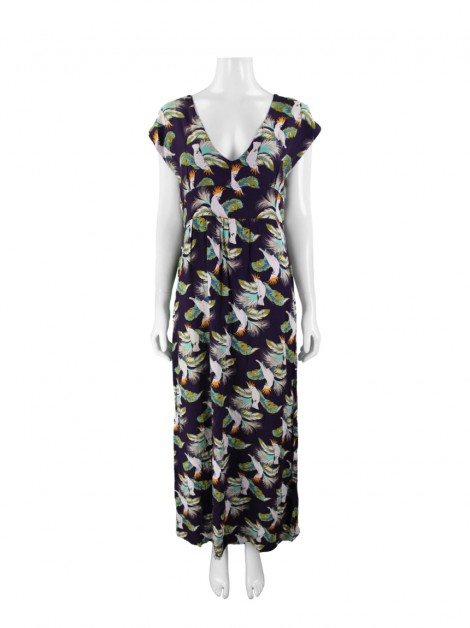 Vestido Salinas Calopsita Roxo