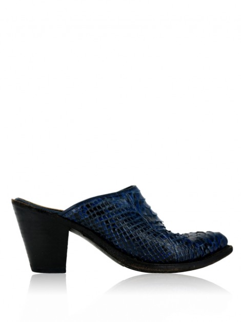 Sapato Tony Mora Clog Python Azul