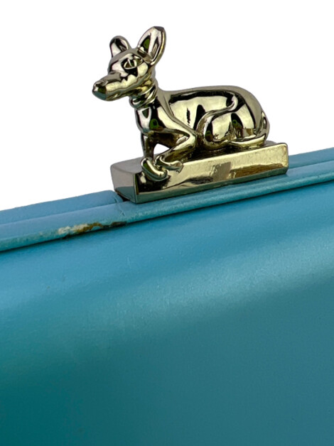 Clutch H&M by Anna Dello Russo Estruturada Azul