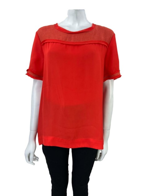 Blusa Essenciale Tecido Vermelho