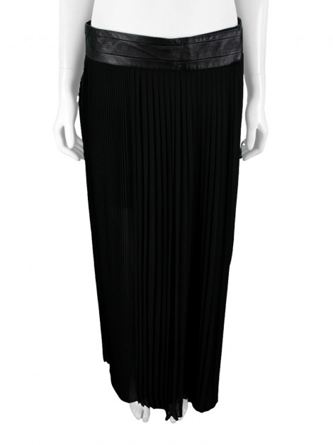 Saia The Kooples Plissada Preto