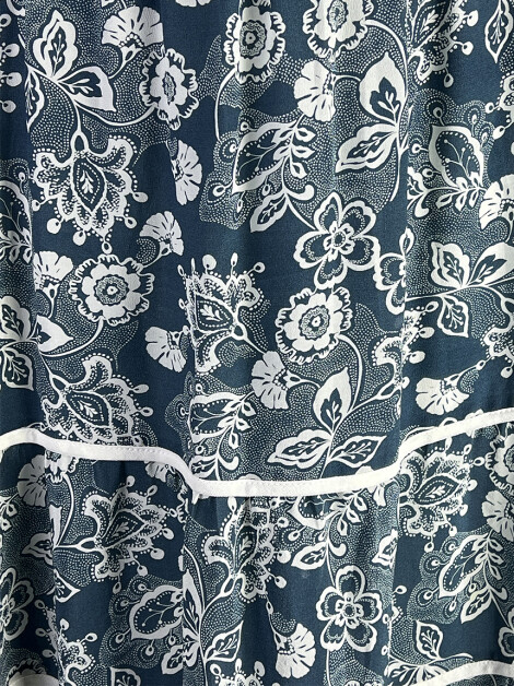 Saia Ateen Seda Estampada