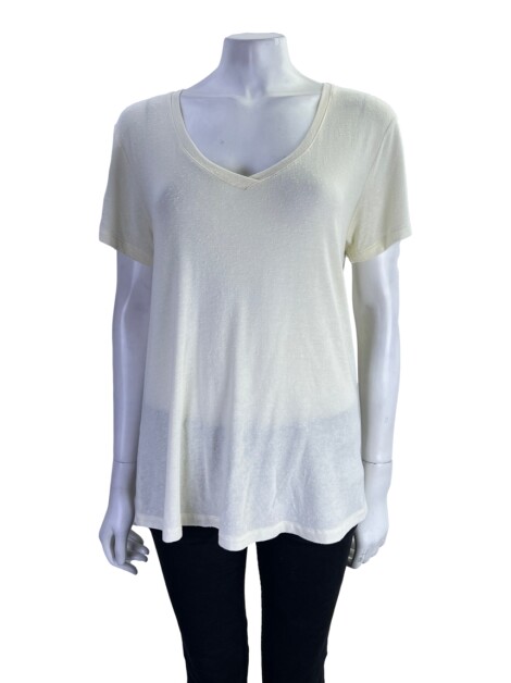 Blusa K&T Gola V Off White