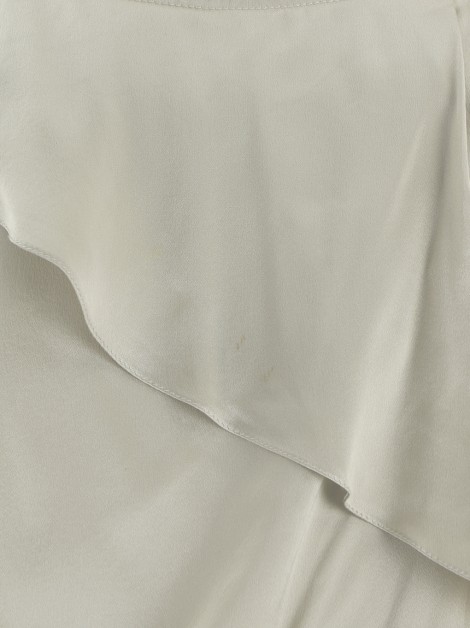 Vestido Maria Garcia Assimétrico Taupe