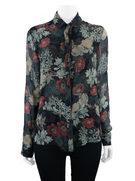 Camisa Magrella Tecido Estampado
