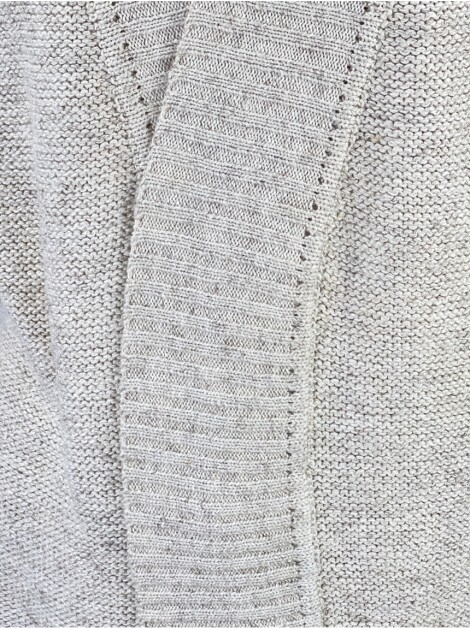 Colete Cabana Crafts Tricot Bege