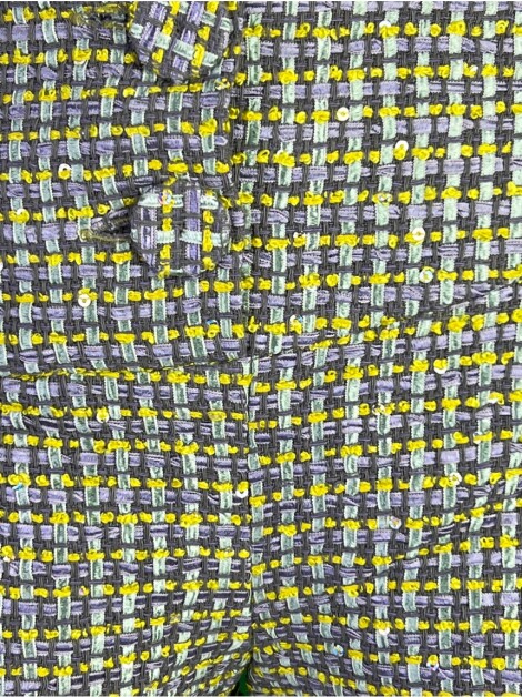 Short Erre Tweed Cinza