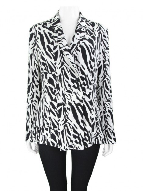 Blazer Diane Von Furstenberg Seda Zebra