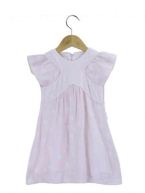 Vestido Silmara Bordado Rosa Infantil Toddler