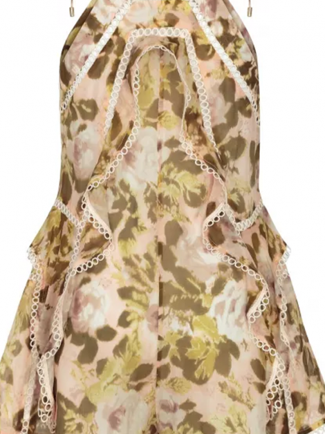 Macacão Zimmermann Floral Estampado