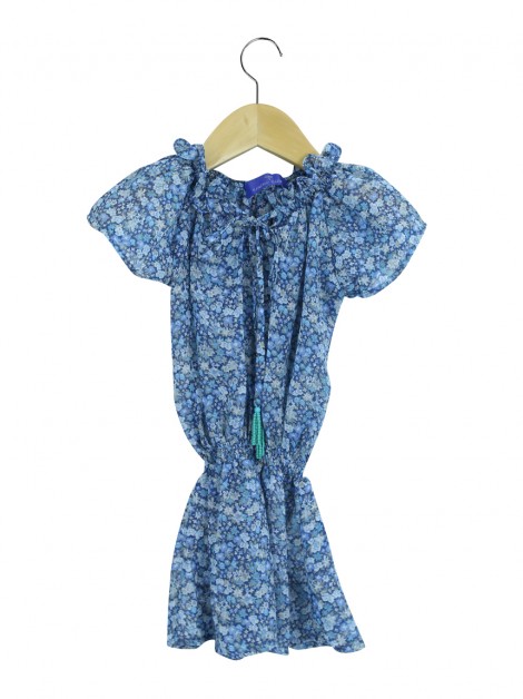 Saída de Praia Sandro Barros Estampado Azul