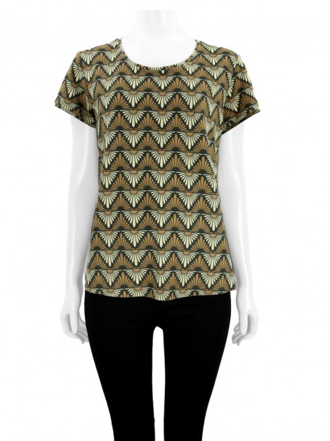 Blusa Scarf Me Tecido Estampado